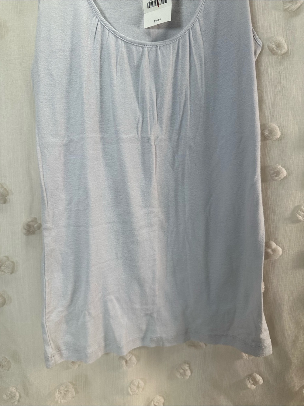 NWT J. Crew Women’s Pale Lavender Scoop Neck Tank Size Small - Picture 3 of 5